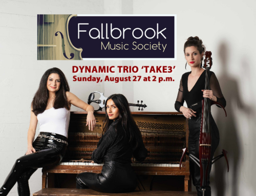 TAKE3 OPENS FALLBROOK MUSIC SOCIETY’S NEW SEASON IN STYLE
